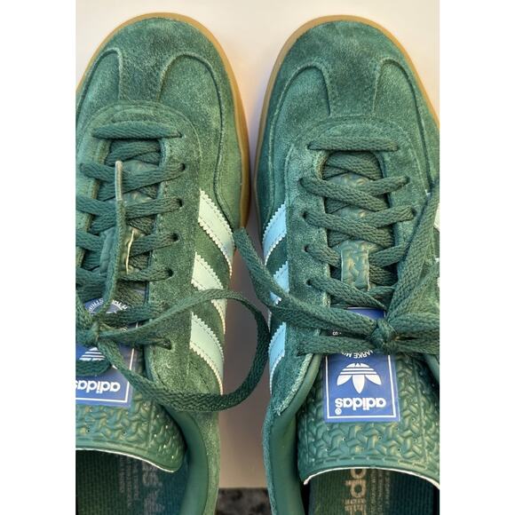 adidas Originals Gazelle Indoor Collegiate Green Blue Men’s Size 9.5 IG9979 main image 12